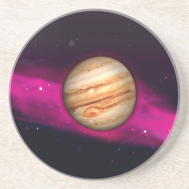 Dessous De Verre En Grès La planète Jupiter (Devant)