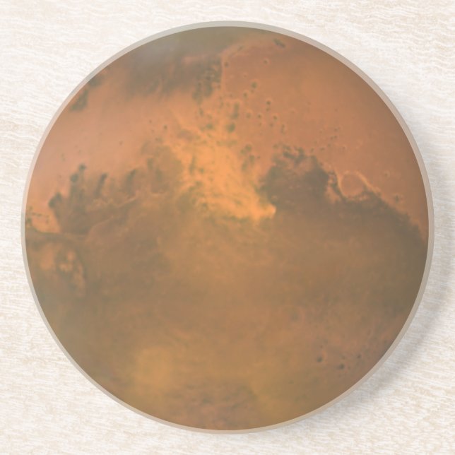 Dessous De Verre En Grès La planète rouge Mars (Devant)