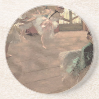 Dessous De Verre En Grès La Répétition par Edgar Degas, Art de ballet vinta