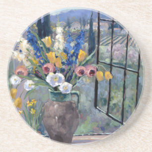 Dessous De Verre En Grès La Toscane Hillside II