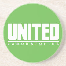 Laboratoires Unis Sandstone Drink Coasters