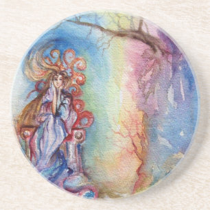 Dessous De Verre En Grès LADY OF LAKE / Magie et mystère