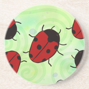 Dessous De Verre En Grès Ladybug