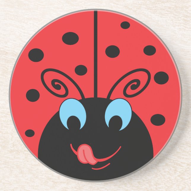 Dessous De Verre En Grès Ladybug (Devant)