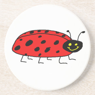 Dessous De Verre En Grès Ladybug