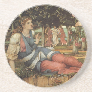Dessous De Verre En Grès L'Amour et la Jeune Fille par John Stanhope