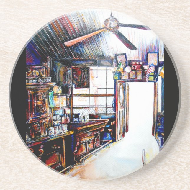 Dessous De Verre En Grès L'amour n'est pas un mur, c'est un pont (Devant)