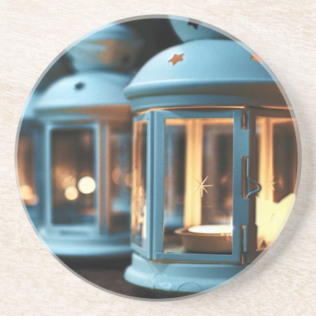 Dessous De Verre En Grès Lampes, lanternes et bougies (Devant)