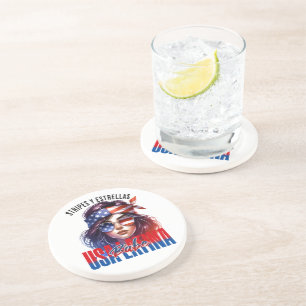 Dessous De Verre En Grès Latina féminine Fête d'indépendance du 14 juillet