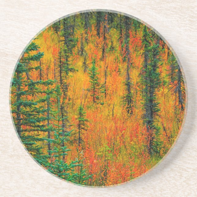 Dessous De Verre En Grès L'automne dans une prairie (Devant)