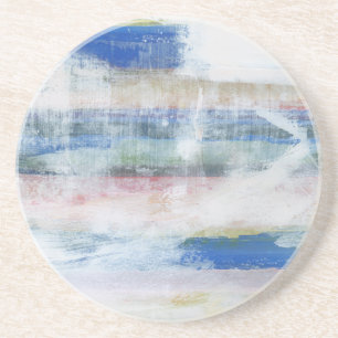 Dessous De Verre En Grès Lavage blanc II