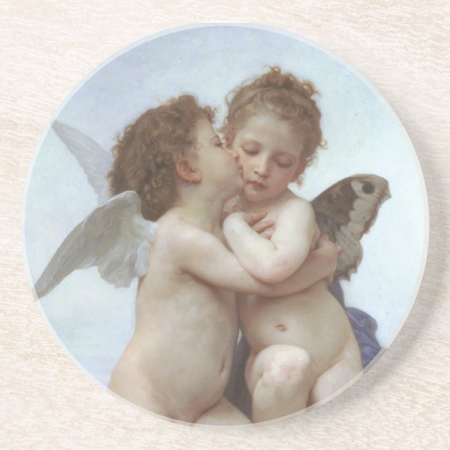 Dessous De Verre En Grès Le Baiser, William-Adolphe Bouguereau (Devant)