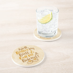 Dessous De Verre En Grès Le beurre bon mon bout et m'appellent un biscuit