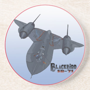 Dessous De Verre En Grès Le Blackbird
