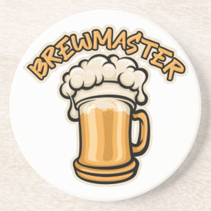 Dessous De Verre En Grès Le Brewmaster a besoin d'une bière