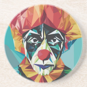 Dessous De Verre En Grès le clown