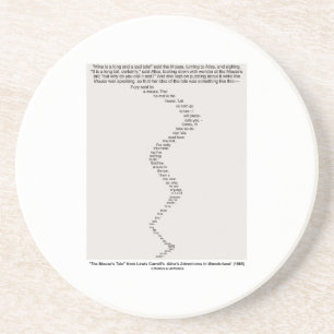 Dessous De Verre En Grès Le conte de la souris par le pays des merveilles