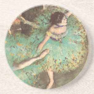 Dessous De Verre En Grès Le Danseur Vert par Edgar Degas, Ballet Vintage