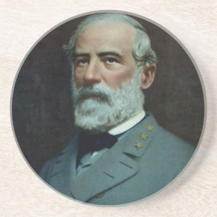 Dessous De Verre En Grès Le Général Robert E. Lee