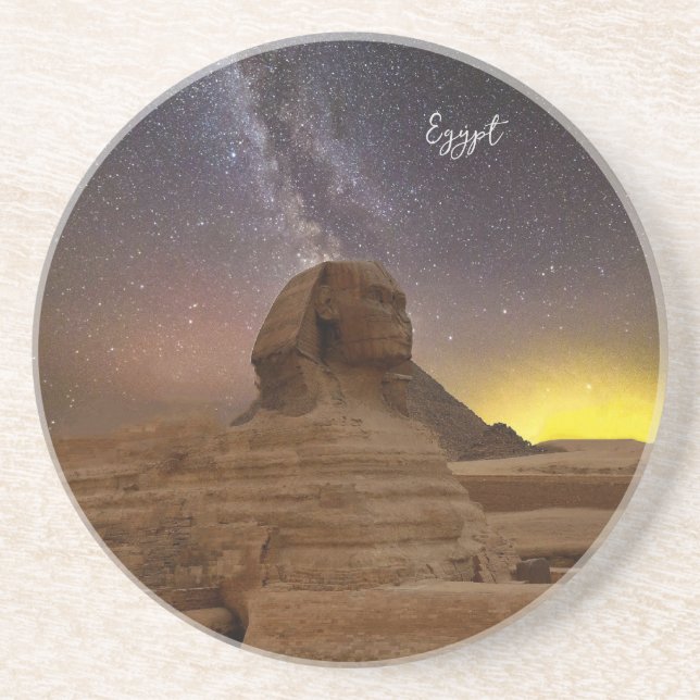 Dessous De Verre En Grès Le Grand Sphinx De Gizeh (Devant)