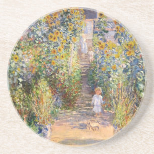 Dessous De Verre En Grès Le jardin de l'artiste par Claude Monet