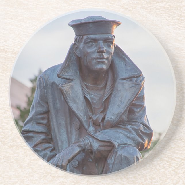 Dessous De Verre En Grès Le marin solitaire (Devant)