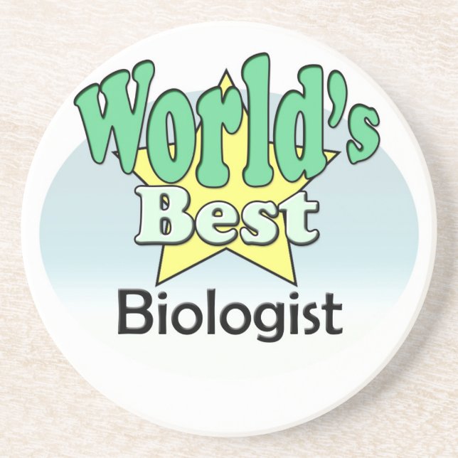 Dessous De Verre En Grès Le meilleur biologiste du monde (Devant)