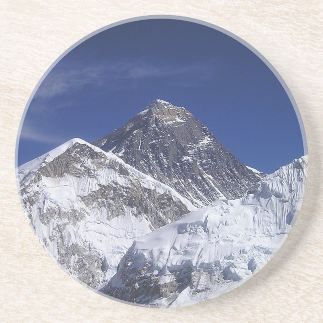 Dessous De Verre En Grès Le mont Everest (Devant)