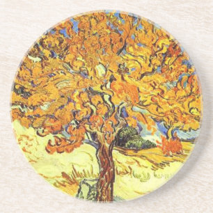 Dessous De Verre En Grès Le Mulberry Tree, Vincent van Gogh. Art Vintage