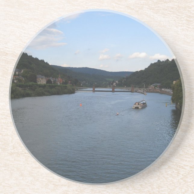 Dessous De Verre En Grès Le Neckar (Devant)