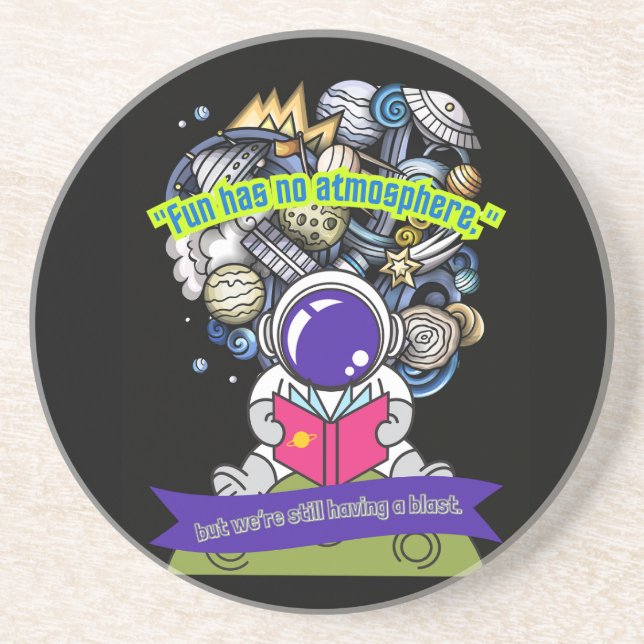 Dessous De Verre En Grès Le plaisir n'a pas d'admosphère (Devant)