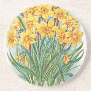 Dessous De Verre En Grès le rsvp de date fleurit le cru de jaune de