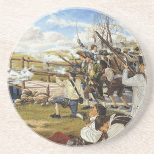 Dessous De Verre En Grès Le tir entendu 'autour du monde Domenick D'Andrea