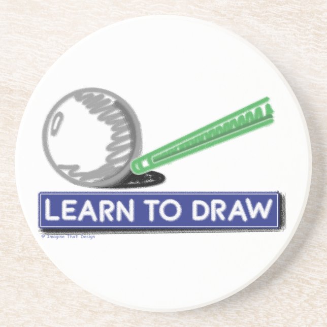 Dessous De Verre En Grès Learn to Draw (Devant)