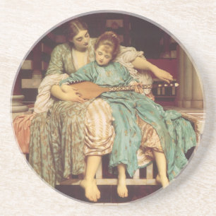 Dessous De Verre En Grès Leçon de musique par Lord Frederic Leighton
