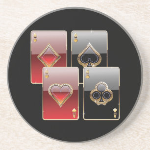 Dessous De Verre En Grès Lecture de cartes