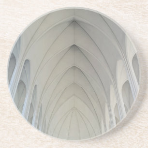 Dessous De Verre En Grès L'église paroissiale et les monuments de Reykjavik