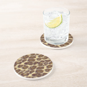 Dessous De Verre En Grès Leopard