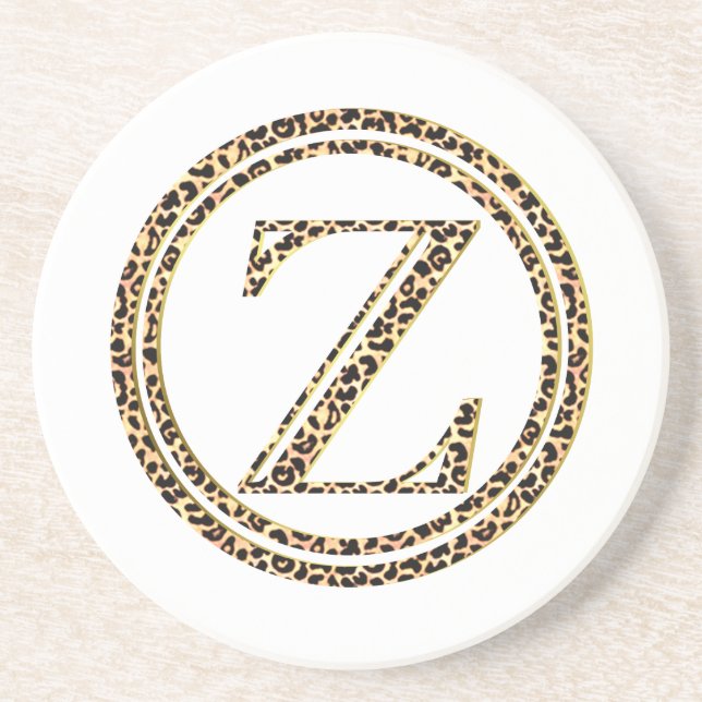 Dessous De Verre En Grès Leopard Z (Devant)