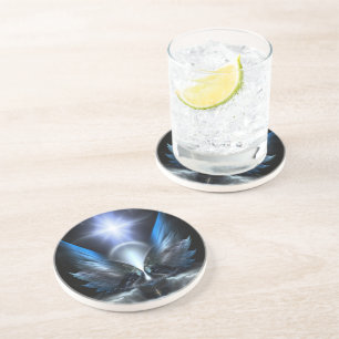 Dessous De Verre En Grès Les Ailes D'Anthropolis