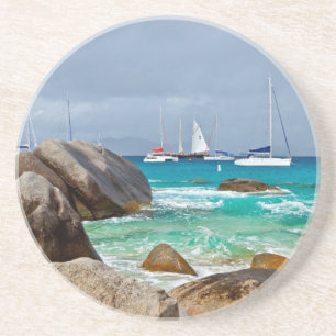 Dessous De Verre En Grès Les Bains, Virgin Gorda, îles Vierges britannique