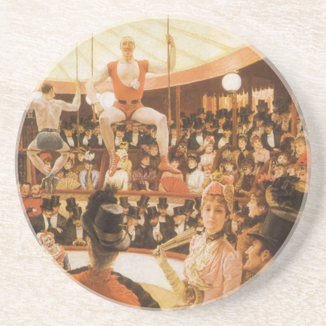 Dessous De Verre En Grès Les Dames sportives (alias Circus Lover) de James  (Devant)