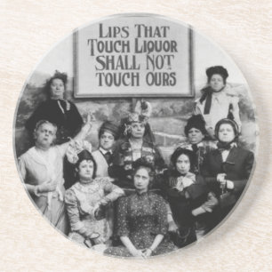 Dessous De Verre En Grès Les Lèvres Qui Touchent Le Liqueur Ne Toucheront P