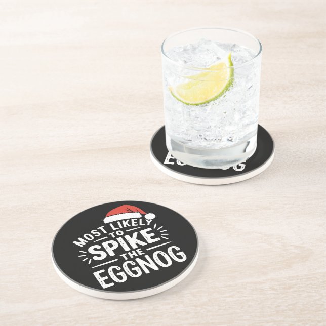 Dessous De Verre En Grès Les Plus Susceptibles D'Aiguiller Le Matching Noël (Côté)