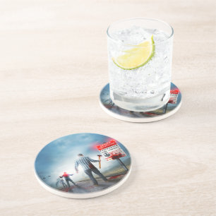 Dessous De Verre En Grès Les zombies aux yeux lumineux de SlipperyJoe pour