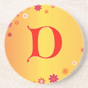Dessous De Verre En Grès Letter D Coaster