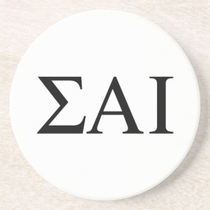 Dessous De Verre En Grès Lettres grecques Sigma Alpha Iota