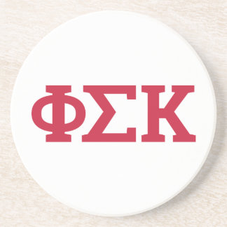 Dessous De Verre En Grès Lettres Phi Sigma Kappa