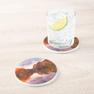 Dessous De Verre En Grès Lever de soleil