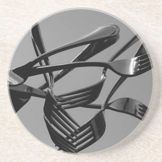 Dessous De Verre En Grès Levitation de la fourche (Devant)